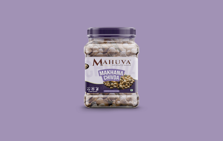 Cover image for Label Design for Mahuva Sweets & Snacks :: Behance