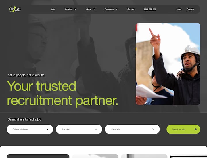 Cover image for Custom UX/UI design for New Zealand Recruitment Agency