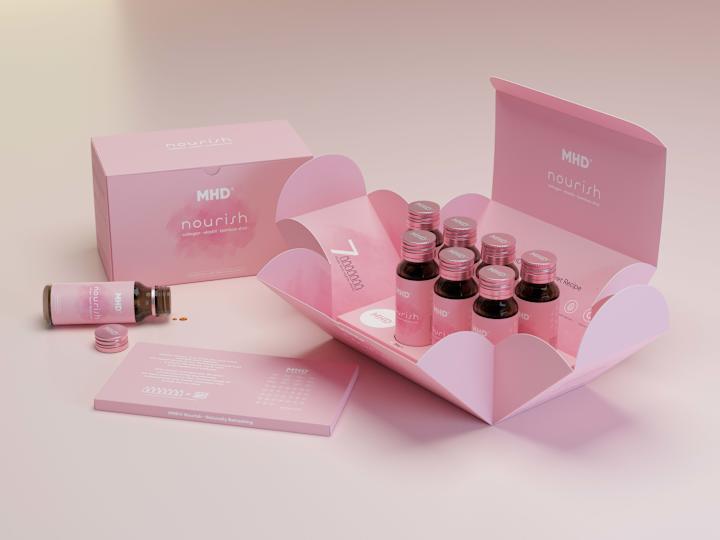 Cover image for Beauty Beverage Packaging Design