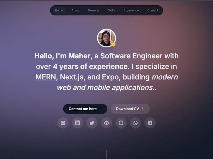 Cover image for My portfolio | Next.js