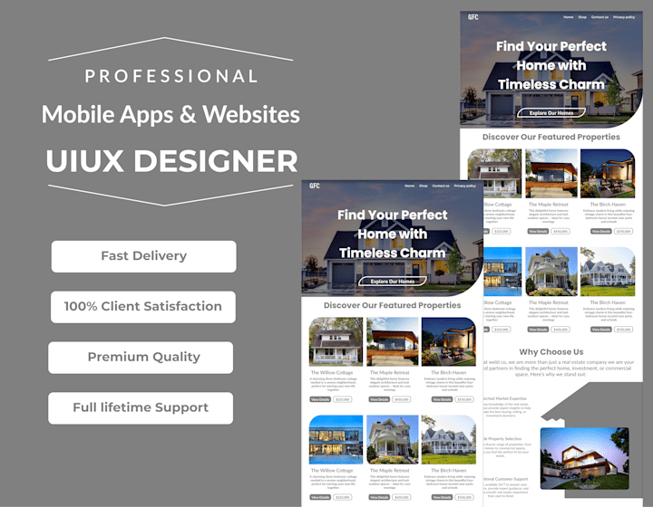 Cover image for Website UI/UX Design That Looks Stunning & Works Seamlessly