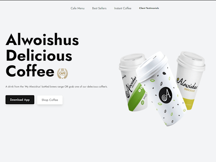 Cover image for Alowishus coffee