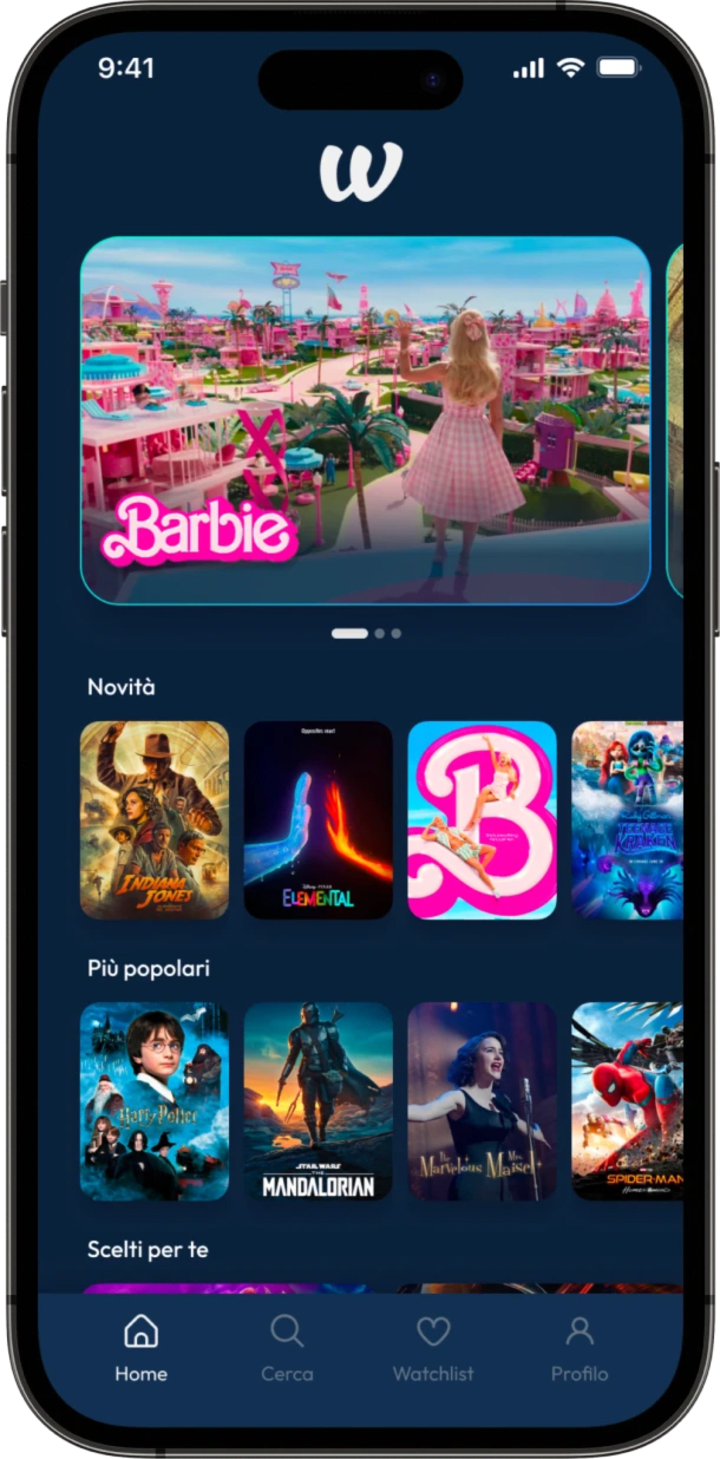 Cover image for Watcher: A movie-list app for people who love watching movies an