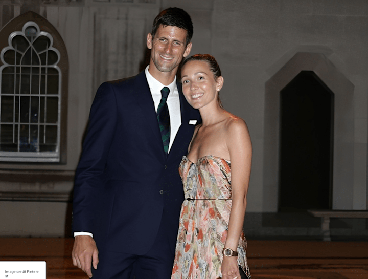 Cover image for Novak Djokovic Wife: Jelena Ristic – A Love Story Beyond Tennis…