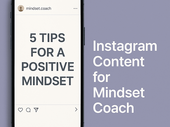 Cover image for Instagram Content Strategy & Captions for a Solo Brand