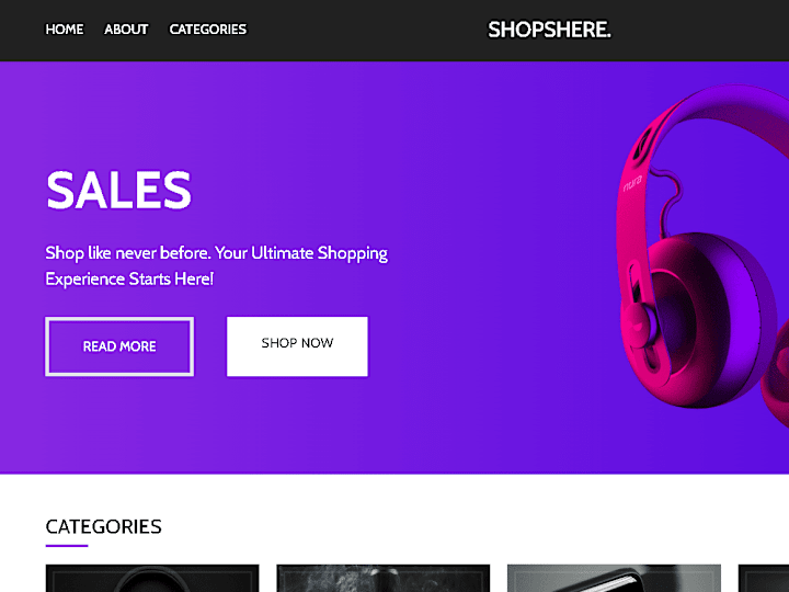 Cover image for Shopsphere - E-Commerce Website
