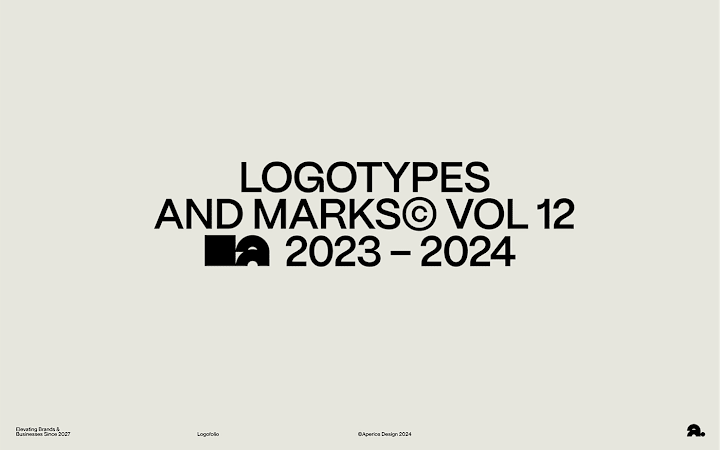 Cover image for Logotypes and Marks© Vol 12