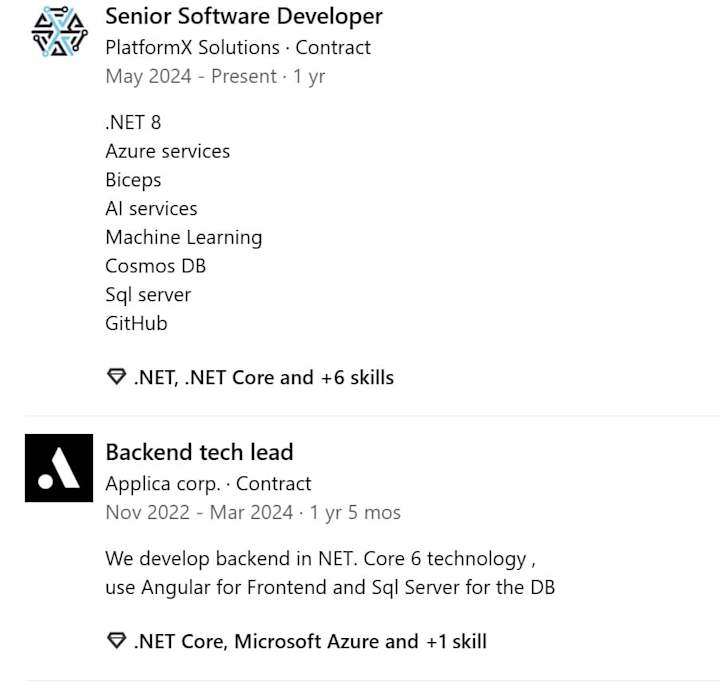 Cover image for Technology experience