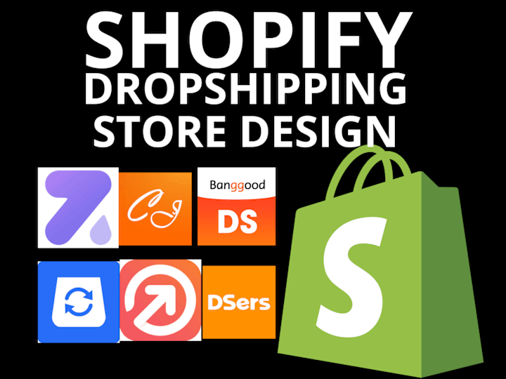 Cover image for I will create shopify dropshipping store spocket zendrop dsers