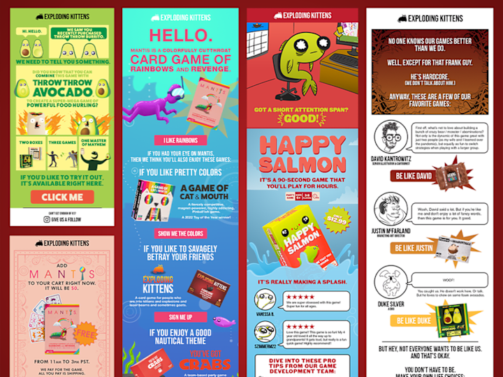 Cover image for Exploding Kittens Emails