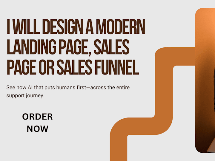 Cover image for I will design a modern landing page, sales page or sales funnel