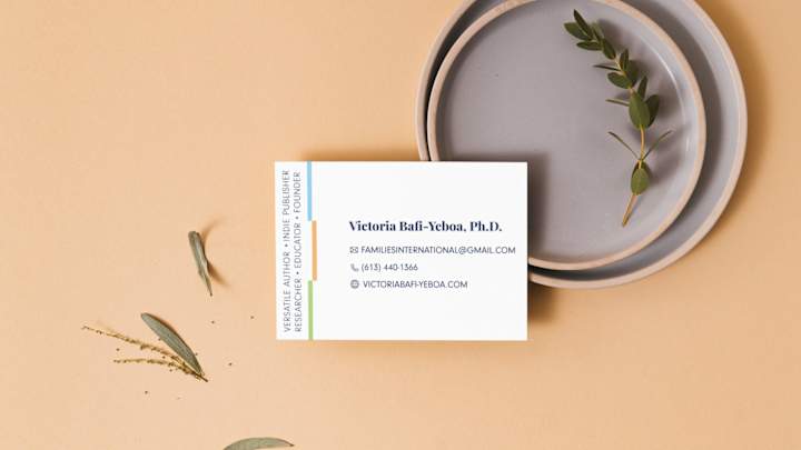 Cover image for Business Card and Brochure Design for Families International