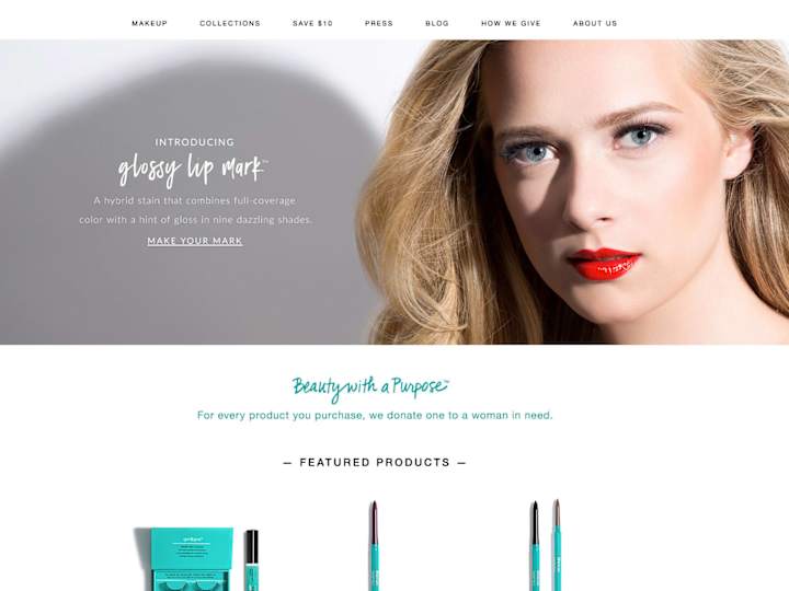 Cover image for Web Design - Thrive Causemetics