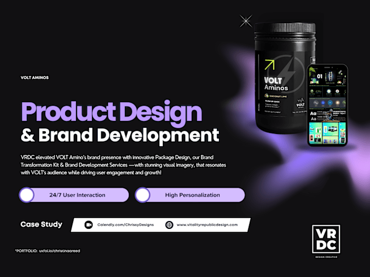 Cover image for VOLT Aminos • Graphic Design, Logo, Package Design + Branding