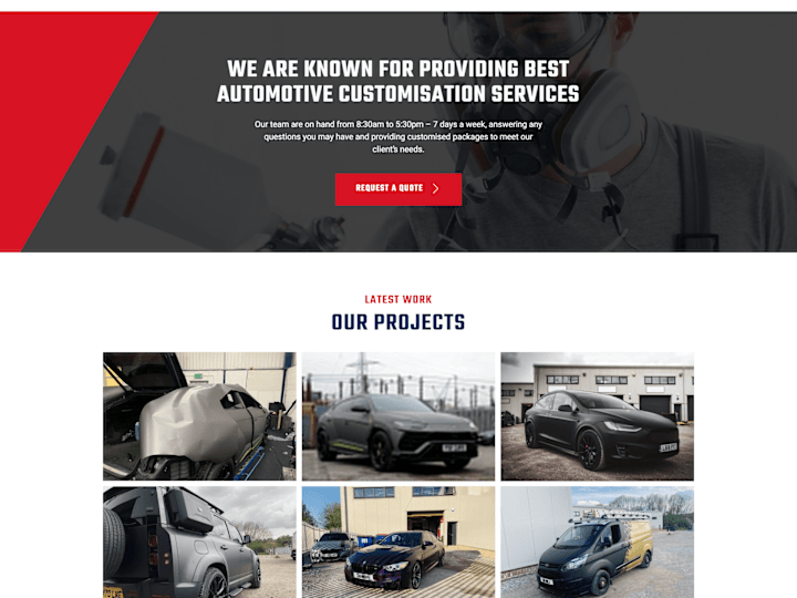 Cover image for Cheshire Auto Wraps - Website