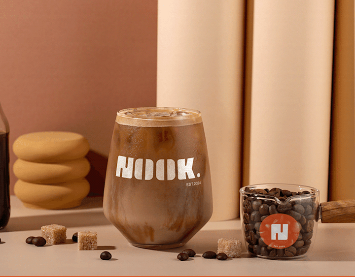 Cover image for Nook Cafe - Logo design and branding