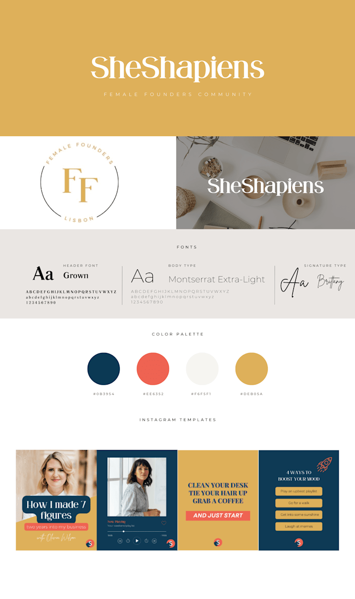 Cover image for SheSapiens | Visual Brand Identity 