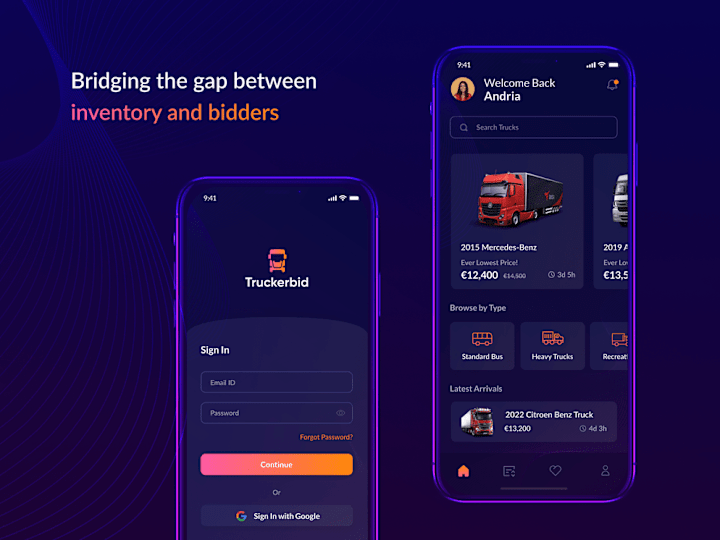Cover image for Truck Bidding App
