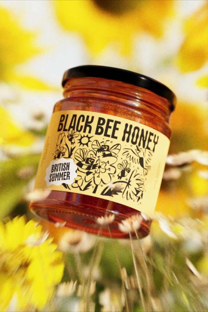 Cover image for Black Bee Honey packaging and logo creation 