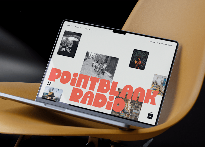 Cover image for POINT BLANK RADIO – Brand Identity