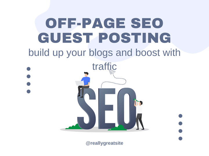 Cover image for I will Off page SEO Sevices Banklinks and guest posting.