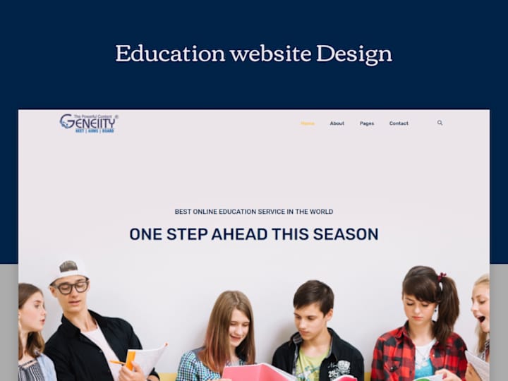 Cover image for Education Institute Website Design