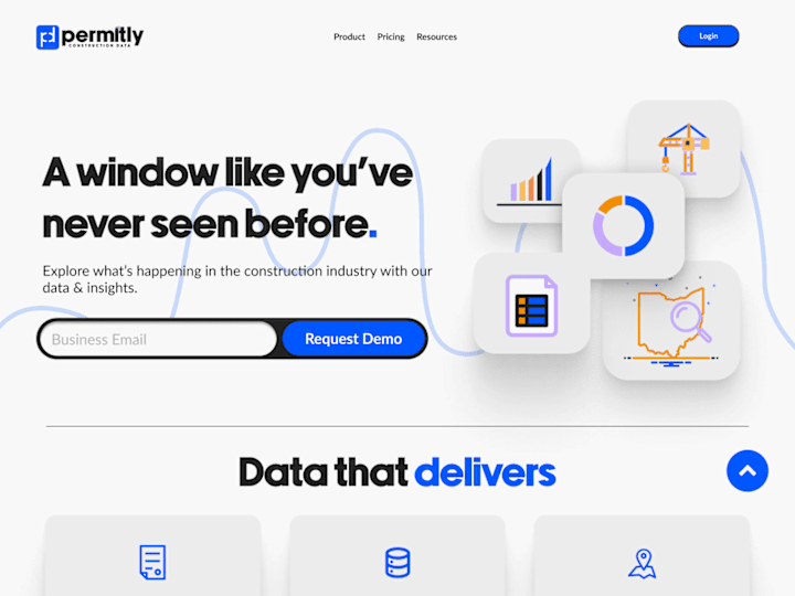 Cover image for Permitly Data - Website Redesign