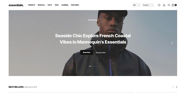 Cover image for Designed and Developed a responsive Shopify online store