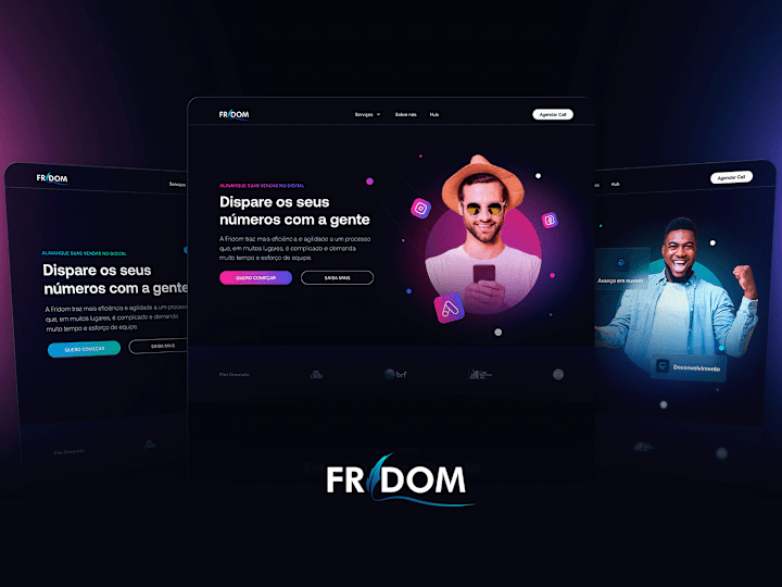 Cover image for Fridom - Website on Behance