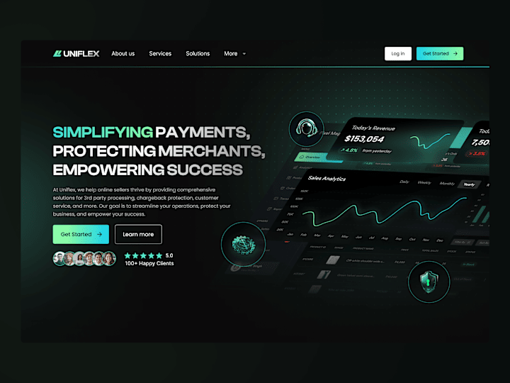 Cover image for Modern Landing Page Design & Webflow Development 