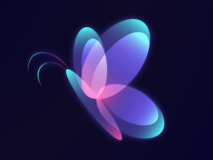 Cover image for Glowing Butterfly Logo