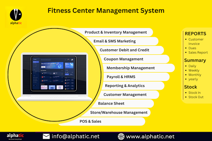 Cover image for Wellness and Fitness Centers Management System