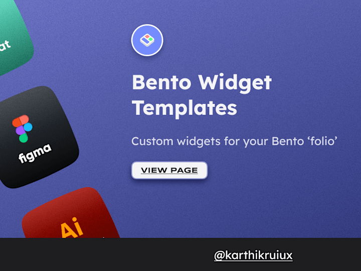 Cover image for Bento Grid Elements
