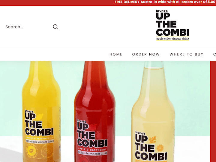 Cover image for Up The Combi | Apple Cider Vinegar Drinks