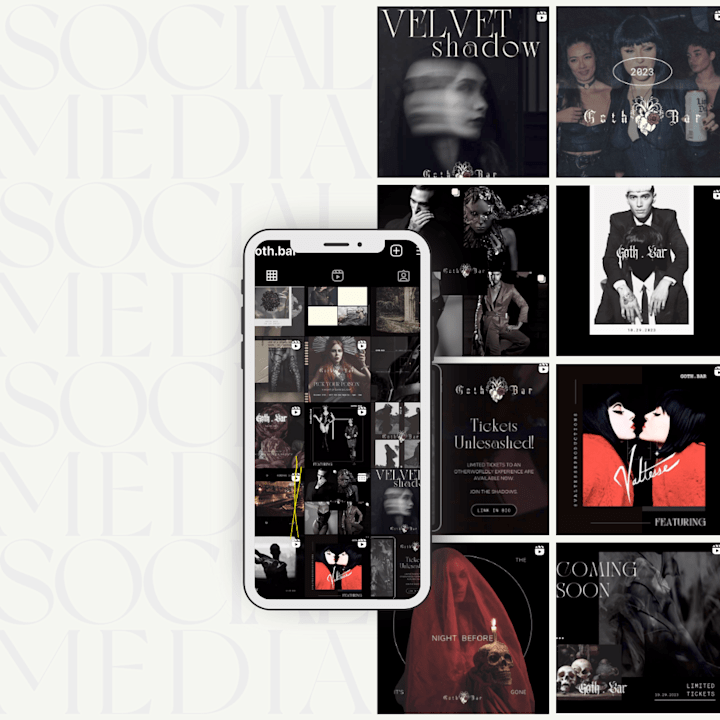 Cover image for Social Media Campaign | Goth Bar Seattle