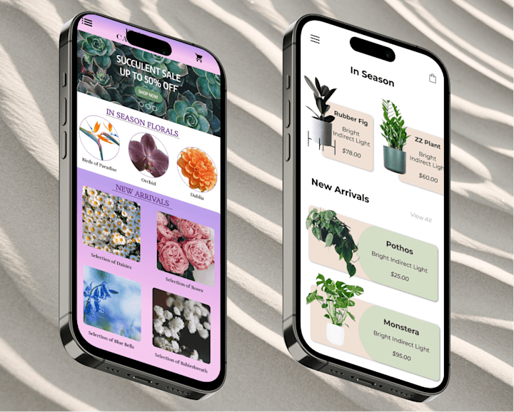 Cover image for Garden Center App Design