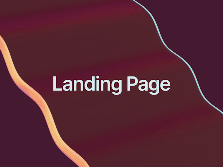 Cover image for Landing page