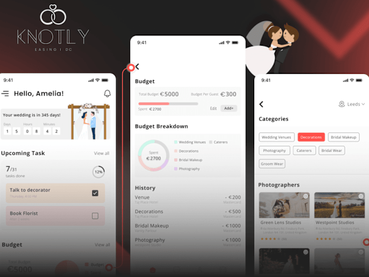 Cover image for KNOTLY - Wedding management app