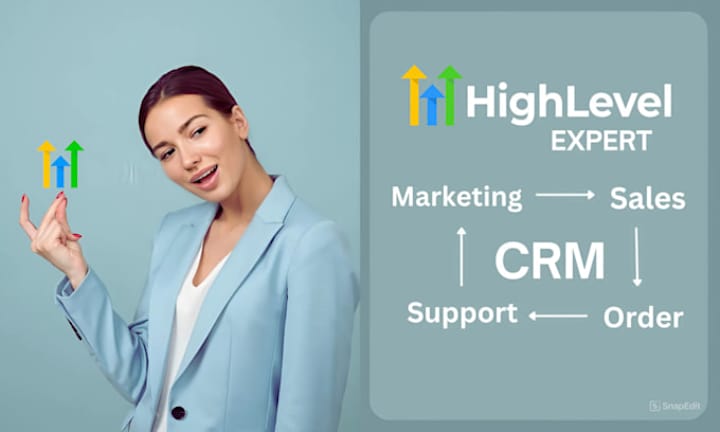 Cover image for I will do go high level CRM, automations setup, sales funnels f…