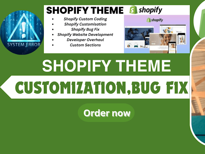 Cover image for shopify premium theme ,them customization