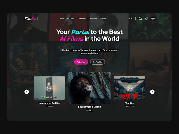 Cover image for Filmport - AI Film Portal