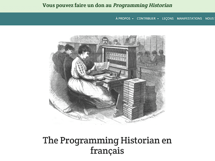 Cover image for Programming Historian R tutorials translation