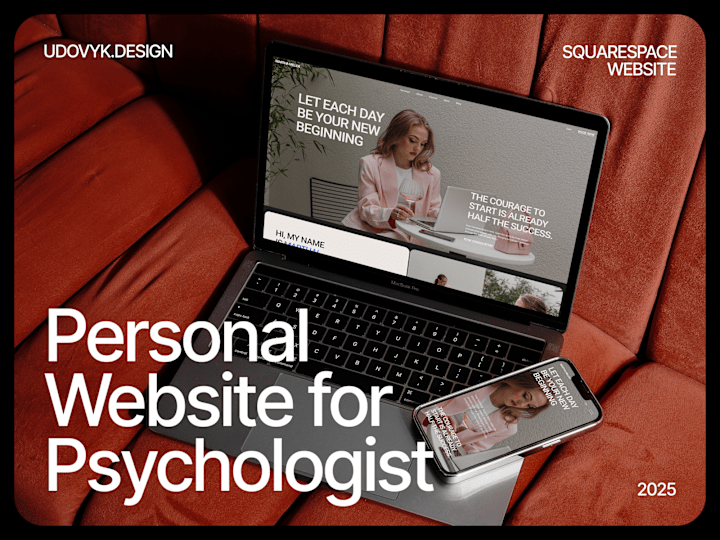 Cover image for Website Design for Psychologist | Squarespace website