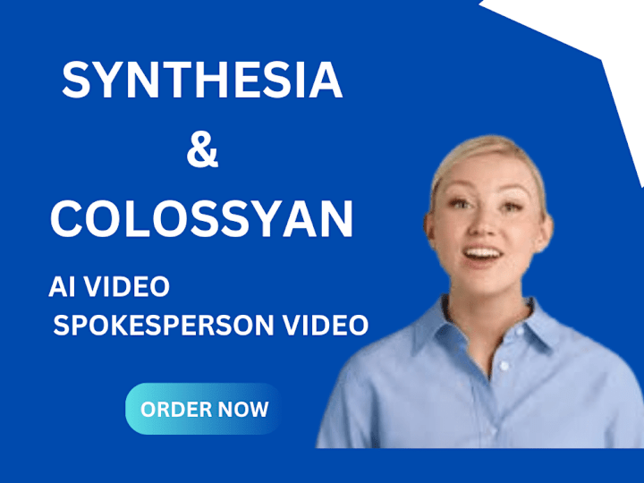 Cover image for You will get a Synthesia AI Video, Spokesperson video.