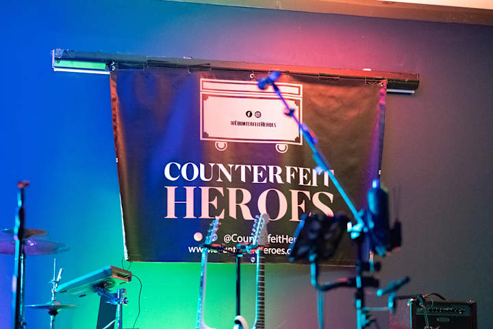 Cover image for Counterfeit Heroes Gig