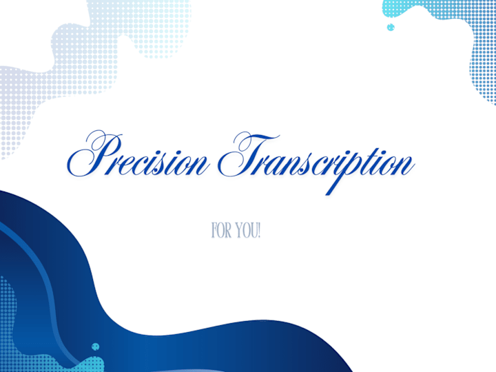 Cover image for Precision transcription 