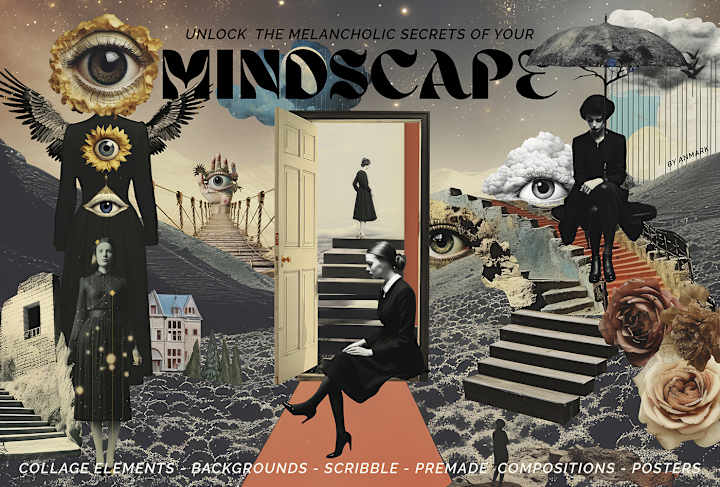 Cover image for Mindscape. Inner World Collage Collection :: Behance