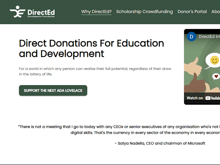 Cover image for DirectEd Foundation Development