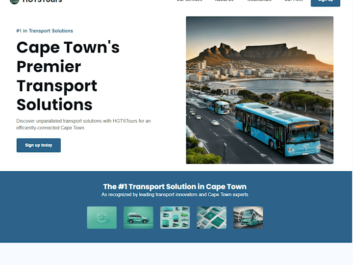 Cover image for Transport Company - website preview