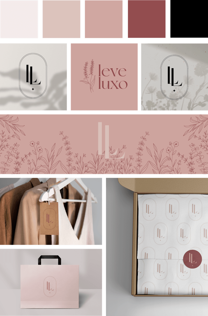 Cover image for Visual identity - Leve Luxo 